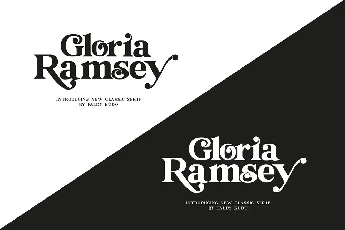 Gloria Ramsey font