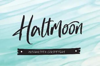 Haltmoon font