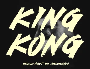 KING KONG font