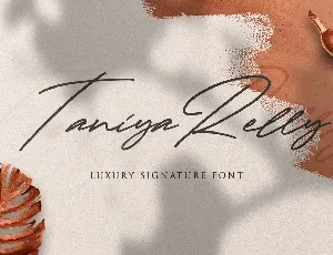 Taniya Relly font