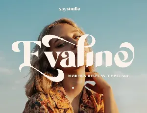 Evaline DEMO font