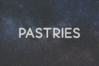 Pastries font