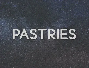 Pastries font