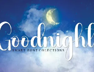 Goodnight  Script font