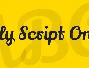 Lily Script One font