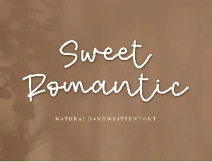 Sweet Romantic font