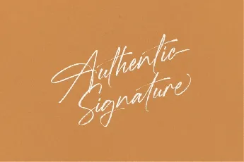 D.Signature font