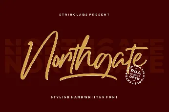 Northgate font