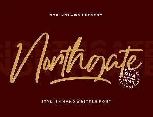 Northgate font