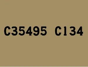 Credit Card font