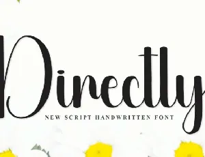 Directly Script font