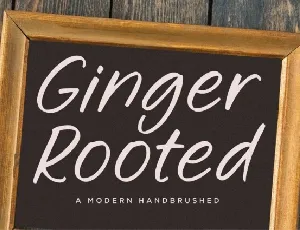 Ginger Rooted font