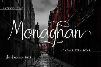 Monaghan Handwritten font