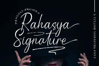 Rahasya Signature font