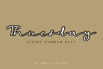 Thuesday Demo font