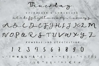 Thuesday Demo font