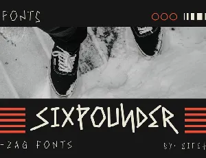 Sixpounder font