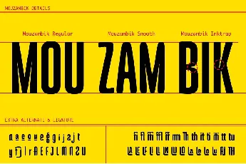 Mouzambik font