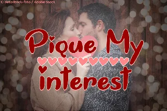 Pique My Interest font