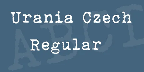 Urania Czech font