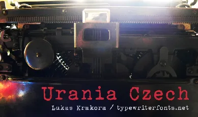 Urania Czech font