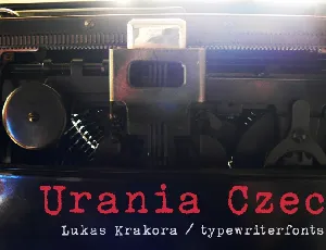 Urania Czech font