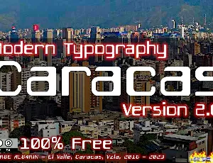 Caracas font