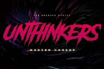 Unthinkers font