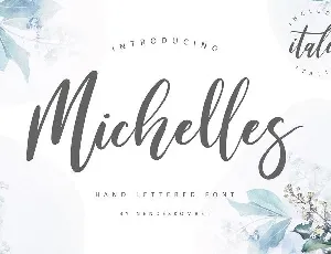 Michelles Script font