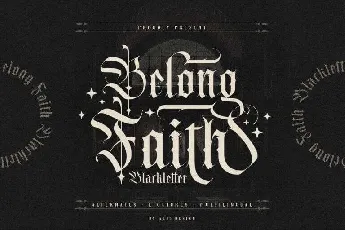 Belong Faith font