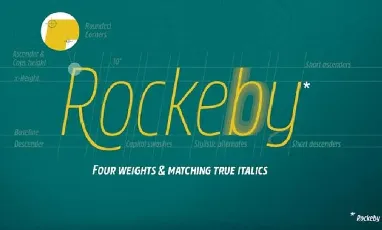 Rockeby font