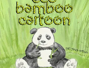 Eco Bamboo Cartoon font