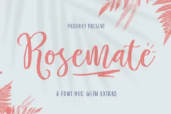 Rosemate font