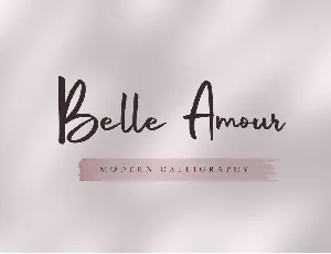 Belle Amour Free font