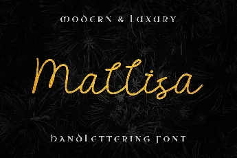 Mallisa DEMO font