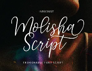 Molisha Script font