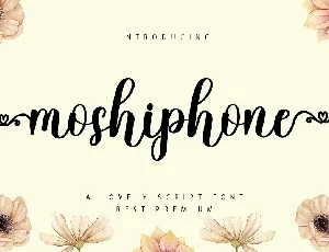 Moshiphone font