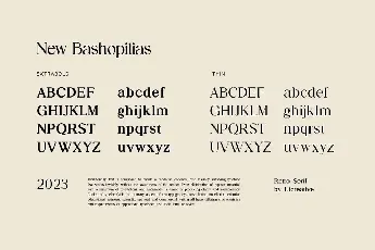 New Bashopilias font