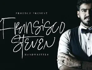 Steven Fransisco Handwritten font