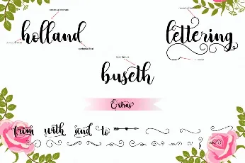 Adreena Script font