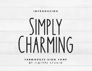 Simply Charming font