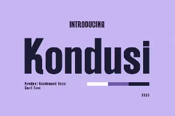 Kondusi font