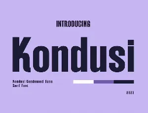 Kondusi font