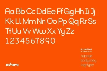 Allen Sans Family font