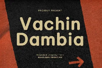 Vachin Dambia font