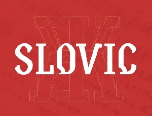 Slovic Family font