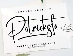 Patricksta font