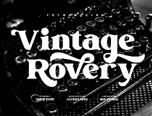 Vintage Rovery font