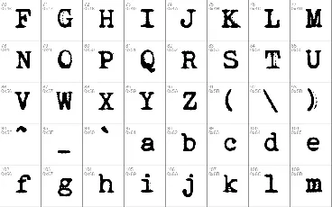 Dogtown Typewriter font