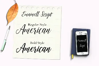 Emainell Script font